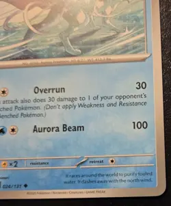 Suicune 024/131 Uncommon Scarlet & Violet: Prismatic Evolutions Pokemon TCG - Image 5
