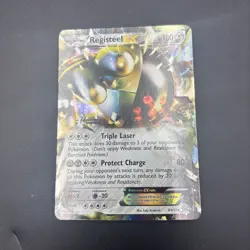 Pokemon TCG Registeel EX 81/124 Holo Black & White Dragons Exalted - Image 1
