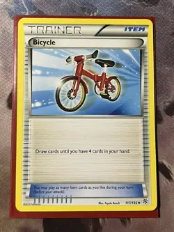 Pokemon TCG Bicycle 117/135 - Plasma Storm - LP - Image 1