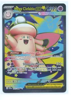 Pokemon Mega Clefable ex 103/088 Me03: Perfect Order Holo - Image 1