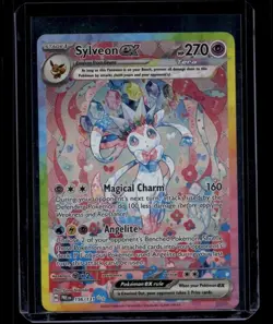 Pokemon TCG Sylveon ex 156/131 Prismatic Evolutions Special Illustration NM - Image 1