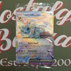 Pokemon TCG - Prismatic Evolutions - Stamped Vaporeon Ex 023/131 - SEALED Mint - Image 2
