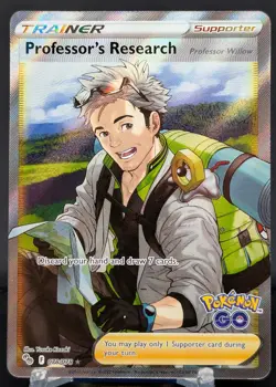 Pokemon Professor's Research #078/078 English Pokemon GO Ultra Rare Full Art - Image 1