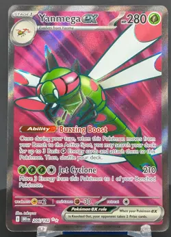 Pokemon Yanmega ex #206/182 English Destined RIvals Ultra Rare - Image 1