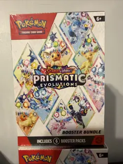 Pokemon TCG: Prismatic Evolutions Booster Bundle Lot of 4 - New - Factory Sealed - Image 2