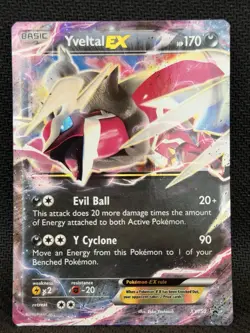 XY Promo Yveltal EX - XY150 (Shiny) XY150 Holo Promo Pokemon DMG - Image 1