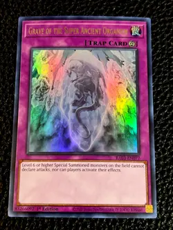 Grave Of The Super Ancient Organism RA03-EN077 Yugioh 1st Edition Ultra Rare - Image 1