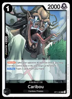 Caribou OP11-083 A Fist of Divine Speed Rare One Piece - Image 1