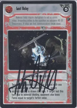 Star Wars CCG - John Dykstra (ILM Special Effects) - signed card - autograph BB - Image 1