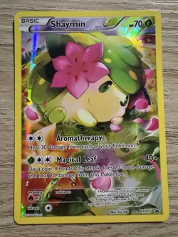 Shaymin XY115 Black Star Promo Pokemon XY 2016 Full Art Holo Mythical Collection - Image 1