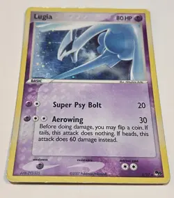 Pokemon TCG Lugia 002/017 POP Series 5 Holo Heavily Played - Image 1