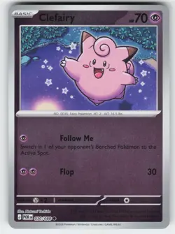 Clefairy 030/088 Common Perfect Order Pokemon Reverse Holo Near Mint - Image 1