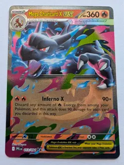 Pokemon: Mega Charizard X ex 013/094 Me02: Phantasmal Flames Holo -NM- - Image 1