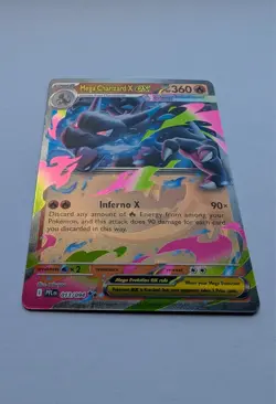 Pokemon: Mega Charizard X ex 013/094 Me02: Phantasmal Flames Holo -NM- - Image 3