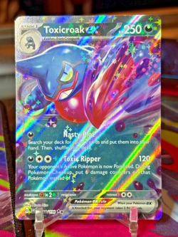 Pokemon TCG Scarlet & Violet TOXICROAK ex 131/198 - Image 1