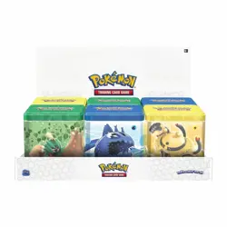 Pokemon TCG 1st SWSH Stacking Tins Case 6 Sealed Evolving Skies, Chilling, Vivid - Image 2