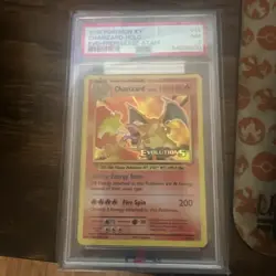 2016 Pokemon XY Evolutions Charizard Evo-prerelease-staff PSA 7 - Image 1