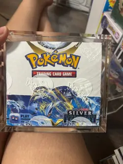 Pokemon Sword & Shield Silver Tempest Booster Box FACTORY SEALED ACRYLIC ENCASED 820650860911 - Image 1