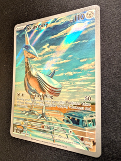 Skarmory SV08 Surging Sparks 209/191 Illustration Rare Holo - Image 2