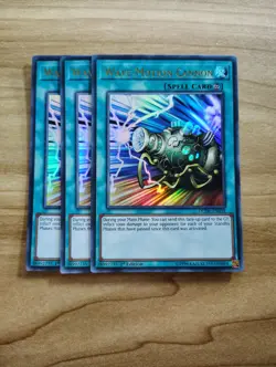 Yu-Gi-Oh! - Wave-Motion Cannon 3X - Ultra Rare - Full Playset - DUDE-EN039 - Image 1