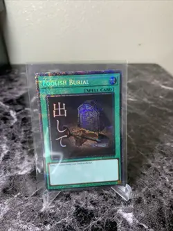 YuGiOh Rarity Collection 5 Foolish Burial (Starlight Rare) 1st Ed. RA05-EN138 - Image 1
