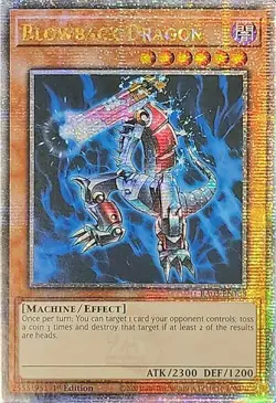 Blowback Dragon (Quarter Century Secret Rare)-Quarter Century Secret Rare - 1... - Image 1
