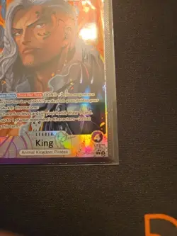 One Piece TCG Two Legends King #OP08-057 Alt Art Leader NM - Image 4