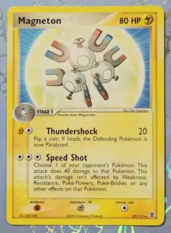 Magneton 27/112 Fire Red & Leaf Green Pokemon Card NM - Image 1