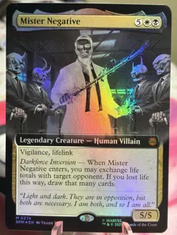 MTG - Mister Negative - Regular Extended Art Mythic #274 - Spider-Man NM - Image 1