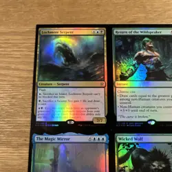 MTG 3x3 Rare Foil Print Sheet Uncut Good Condition - Image 4
