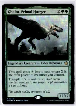 Ghalta, Primal Hunger Foundations Foil NM R 0222 - Image 1