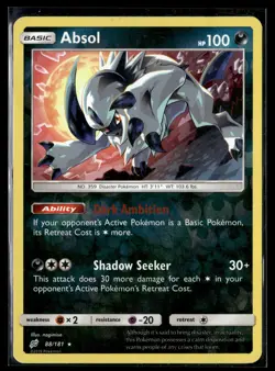 Absol 88/181 Team Up Reverse Holo Rare Holo Pokemon - Image 1