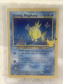 Shining Magikarp 66/64 Celebrations: Classic Collection Holo Pokemon Card - Image 1