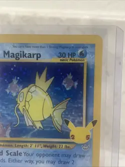 Shining Magikarp 66/64 Celebrations: Classic Collection Holo Pokemon Card - Image 2