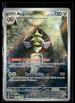 Aegislash 210/182 Paradox Rift Illustration Rare Pokemon - Image 1