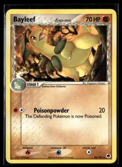 Bayleef 26/101 Dragon Frontiers Uncommon Pokemon - Image 1