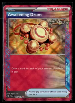 Awakening Drum 141/162 Temporal Forces ACE SPEC Rare Pokemon - Image 1