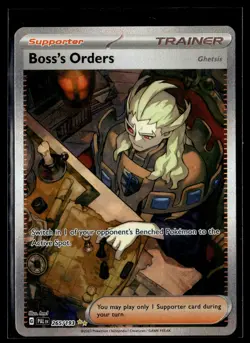 Boss's Orders (Ghetsis) 265/193 Paldea Evolved Special Illustration Rare Pokemon - Image 1