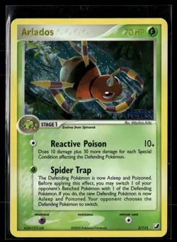 Ariados 2/115 Unseen Forces Reverse Holo Rare Holo Pokemon - Image 1
