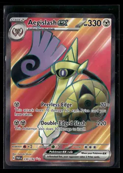 Aegislash ex 230/182 Paradox Rift Ultra Rare Pokemon - Image 1
