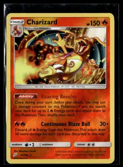 Charizard 14/181 Team Up Reverse Holo Rare Pokemon - Image 1