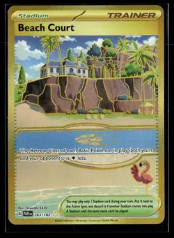 Beach Court 263/182 Paradox Rift Hyper Rare Pokemon - Image 1