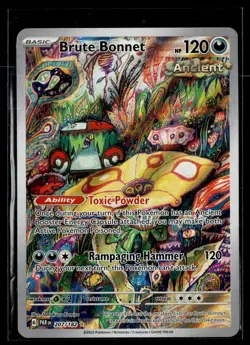 Brute Bonnet 207/182 Paradox Rift Illustration Rare Pokemon - Image 1