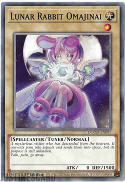 YuGiOH : Lunar Rabbit Omajinai : DOOD-EN097 : Common : 1st Ed - Image 1