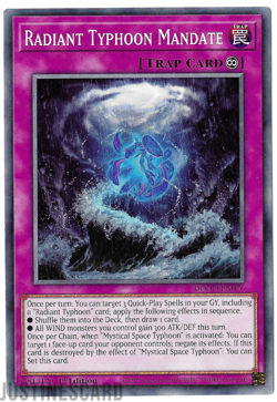 YuGiOH : Radiant Typhoon Mandate : DOOD-EN076 : Common : 1st Edition - Image 1