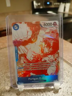 One Piece TCG Portgas D. Ace OP07-053 Alt Art Foil English Promo - Image 1
