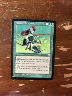 Elvish Champion Invasion Regular Green MTG Card - Image 1