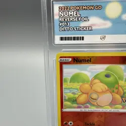 ACE 10 - POP 2 - Numel Peelable Ditto Reverse Holo Pokemon Go TCG Card 013/078 - Image 2