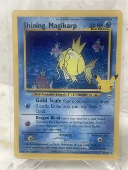 Shining Magikarp 66/64 Celebrations: Classic Collection Holo Pokemon Card - Image 2