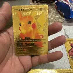 Pokemon TCG TAG Cosplay Gold Foil Full Art 12-Card Lot Pikachu V VMAX Morpeko - Image 2